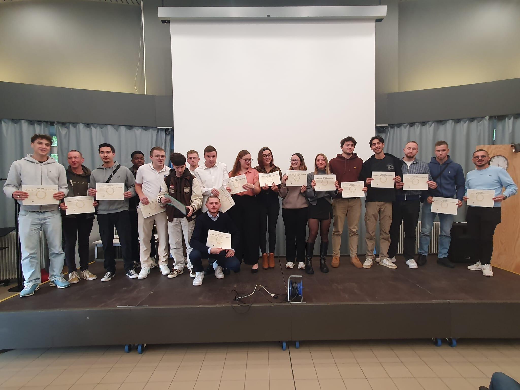 Remise de diplôme du BTS – Lycée Jean Prouvé de Lomme