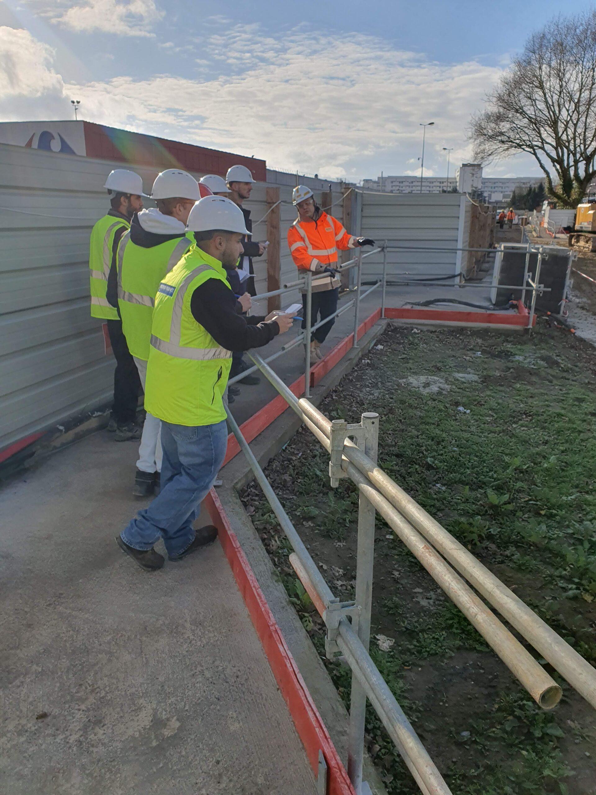 TS1BAT : Visite de la construction du chantier ECLA – Lycée Jean Prouvé de Lomme