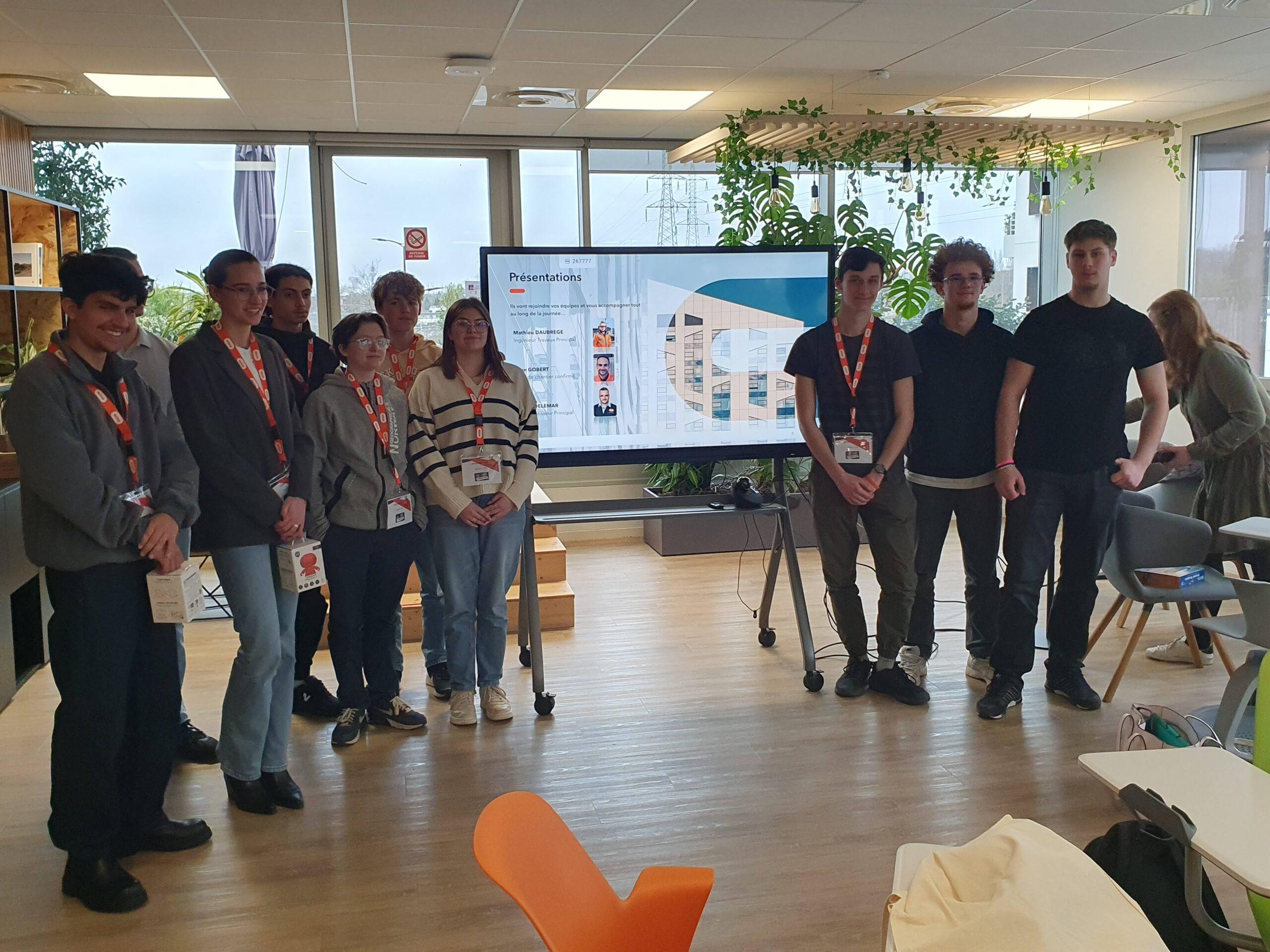 trophée des Bâtisseurs chez Bouygues Bâtiment Nord Est – Lycée Jean Prouvé de Lomme