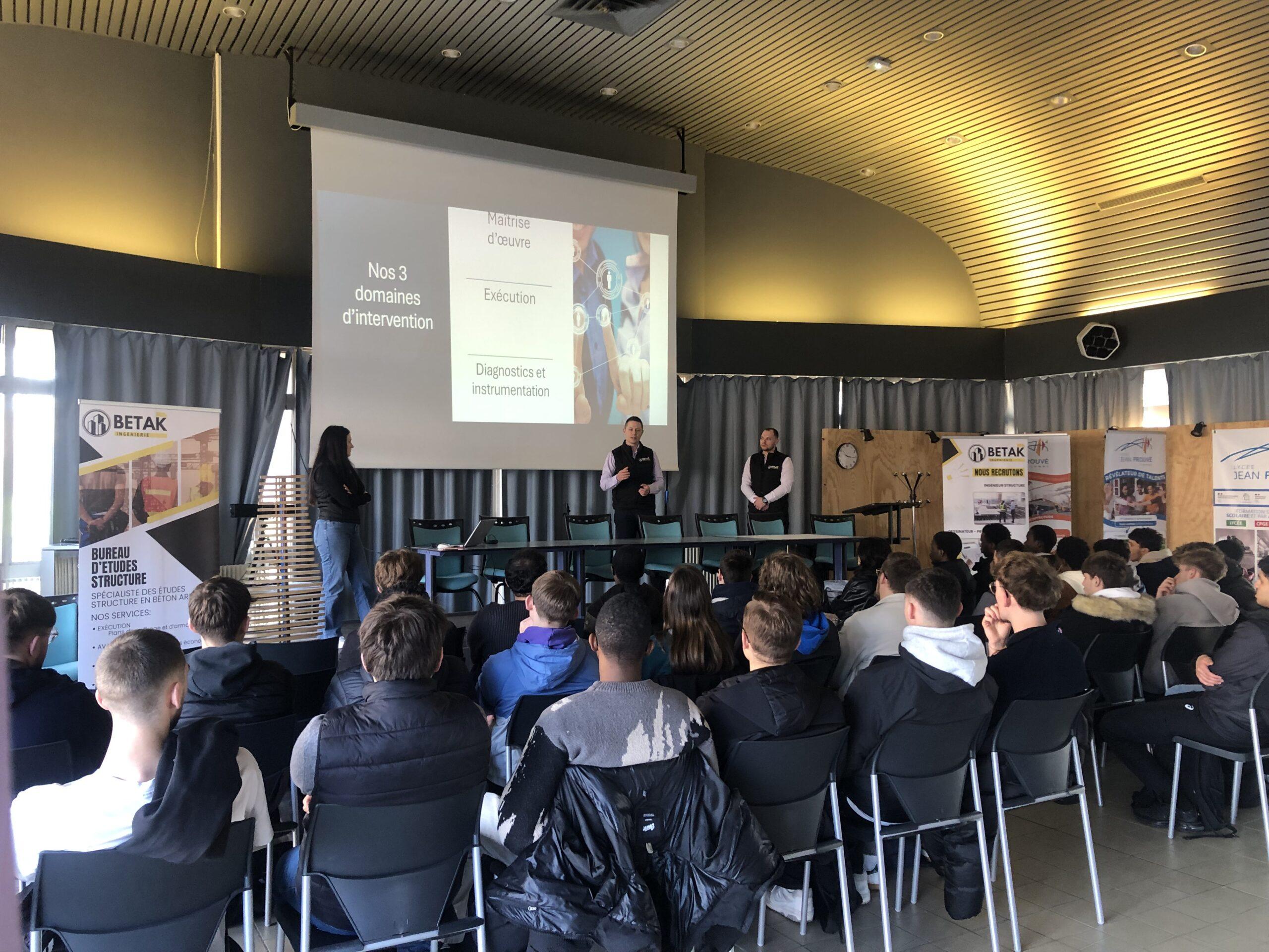 Intervention du bureau d’études structure BETAK INGENIERIE au Lycée Jean Prouvé – Lycée Jean Prouvé de Lomme