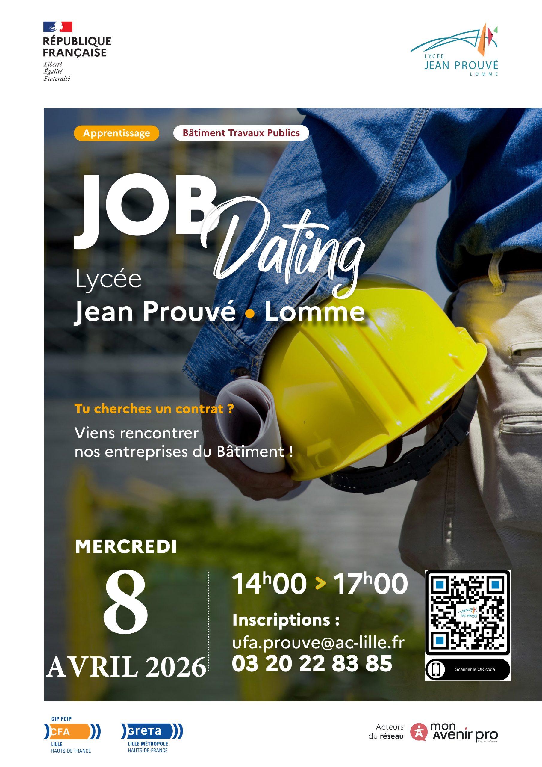 Job dating spécial apprentissage – Lycée Jean Prouvé de Lomme