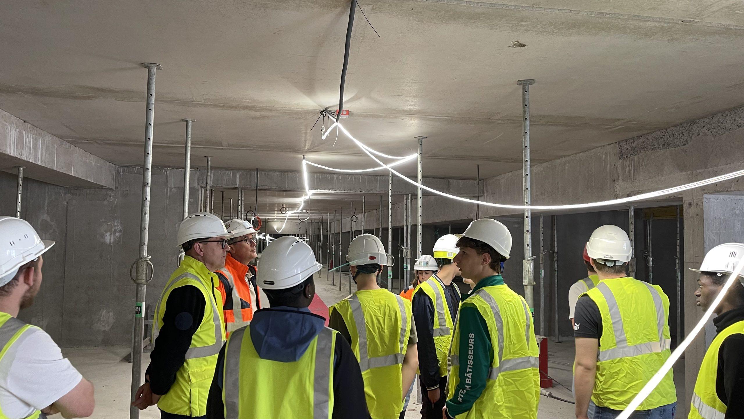 cordées de la réussite Bac Pro ORGO – BTS Bâtiment – Lycée Jean Prouvé de Lomme