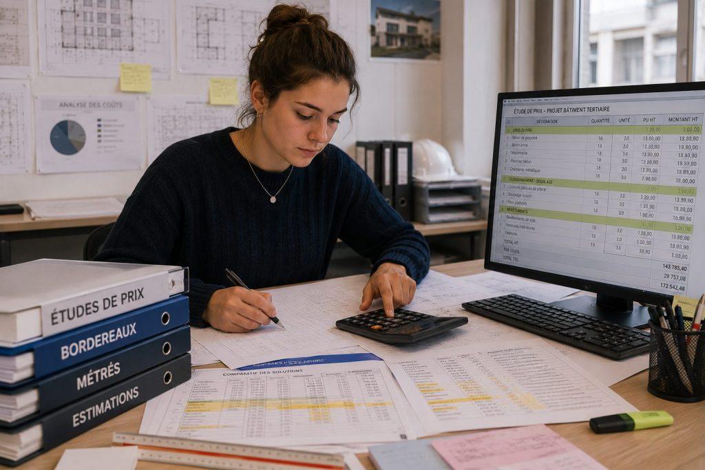 Établir les études de prix