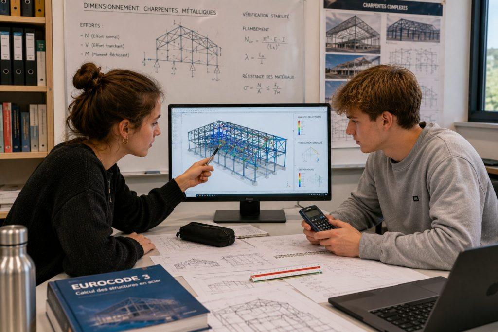 Dimensionner des charpentes complexes