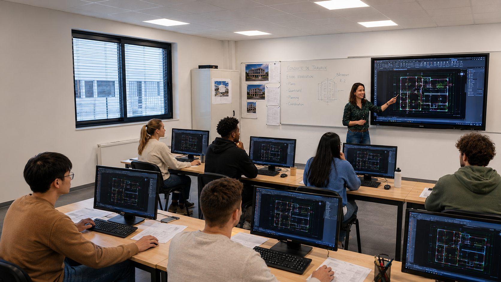 Conducteur de travaux au Lycée Jean Prouvé de Lomme