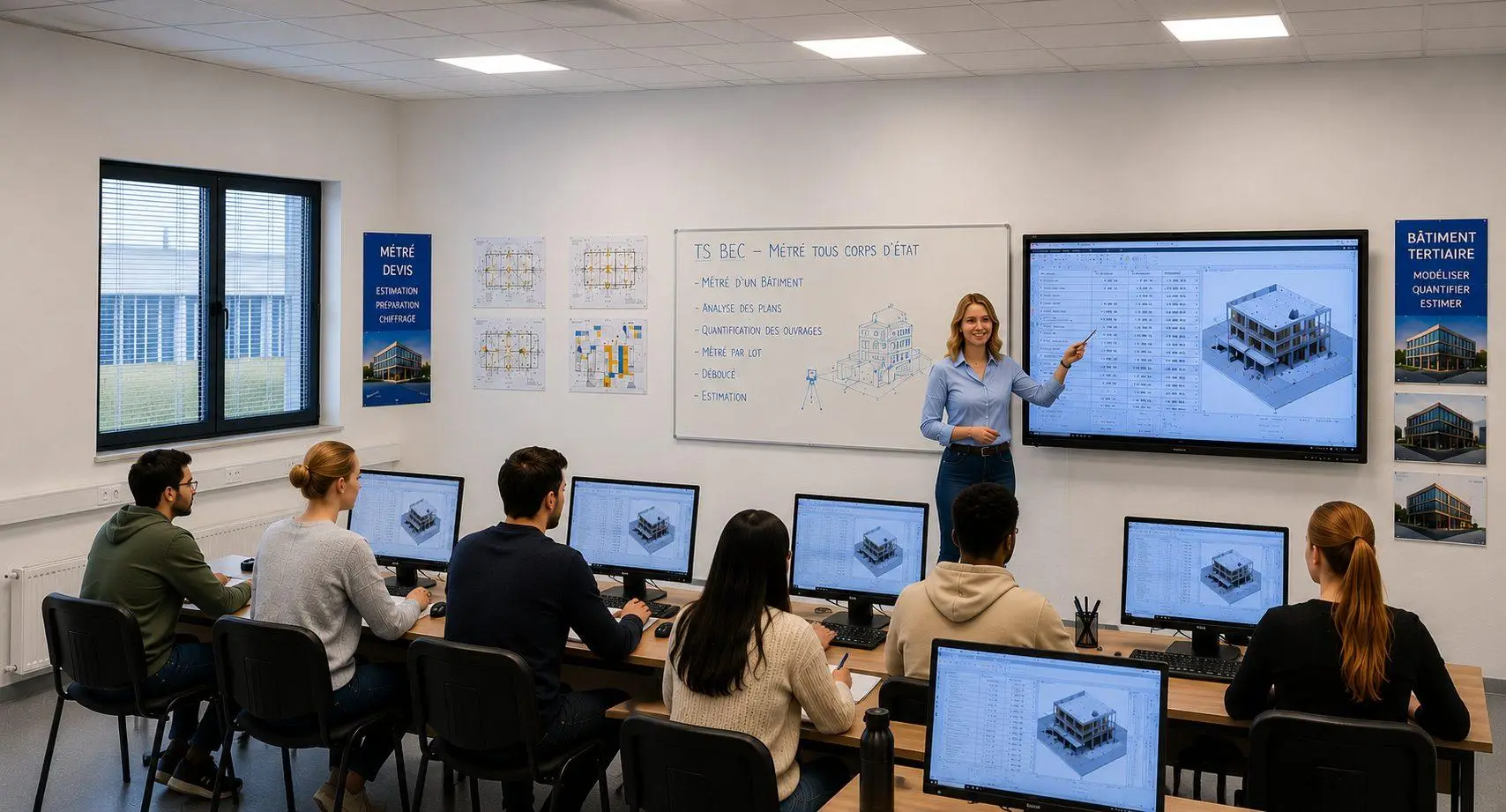 TS BEC – Technicien supérieur du bâtiment option économie de la construction au Lycée Jean Prouvé de Lomme