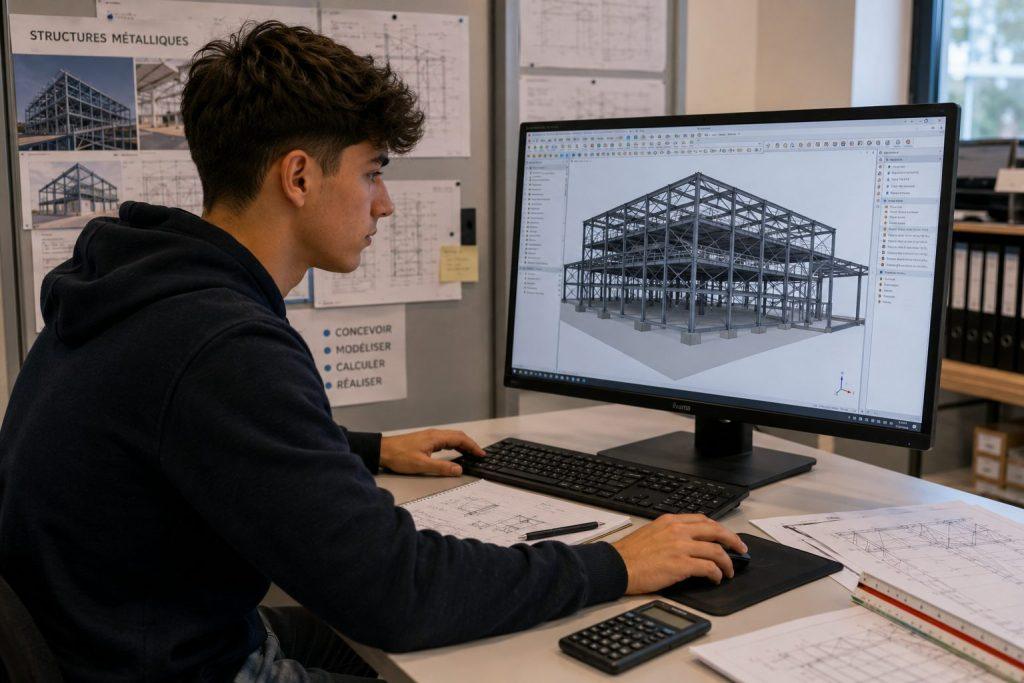 Modéliser des structures métalliques en 3D