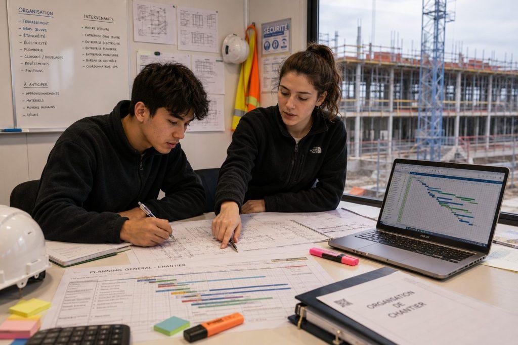 Préparer et organiser les chantiers