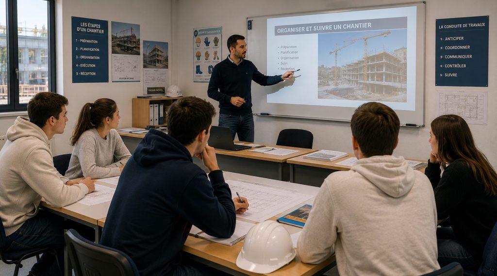 Se former à la conduite de travaux