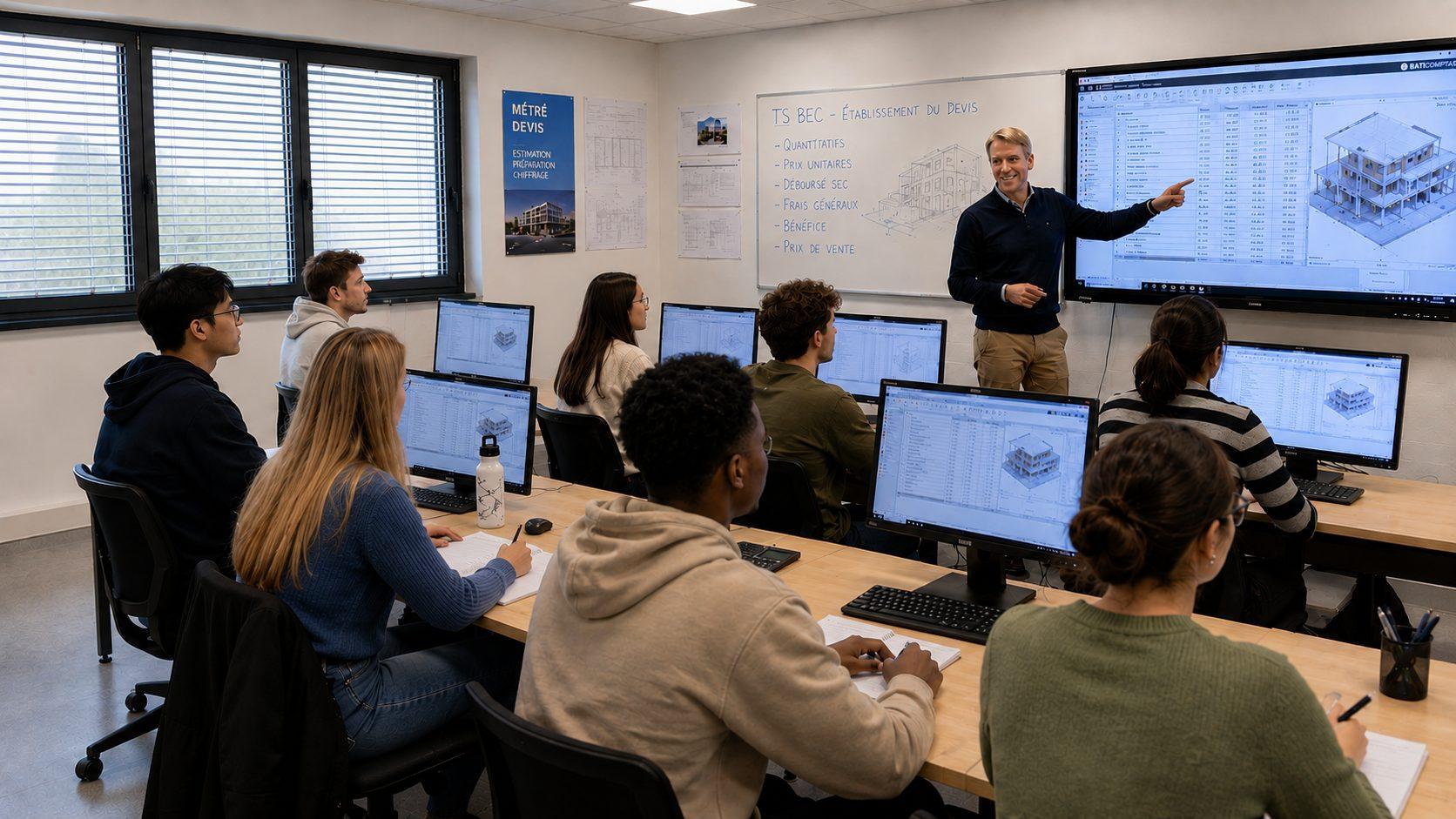 TS BEP – Technicien supérieur du bâtiment option étude de prix au Lycée Jean Prouvé de Lomme