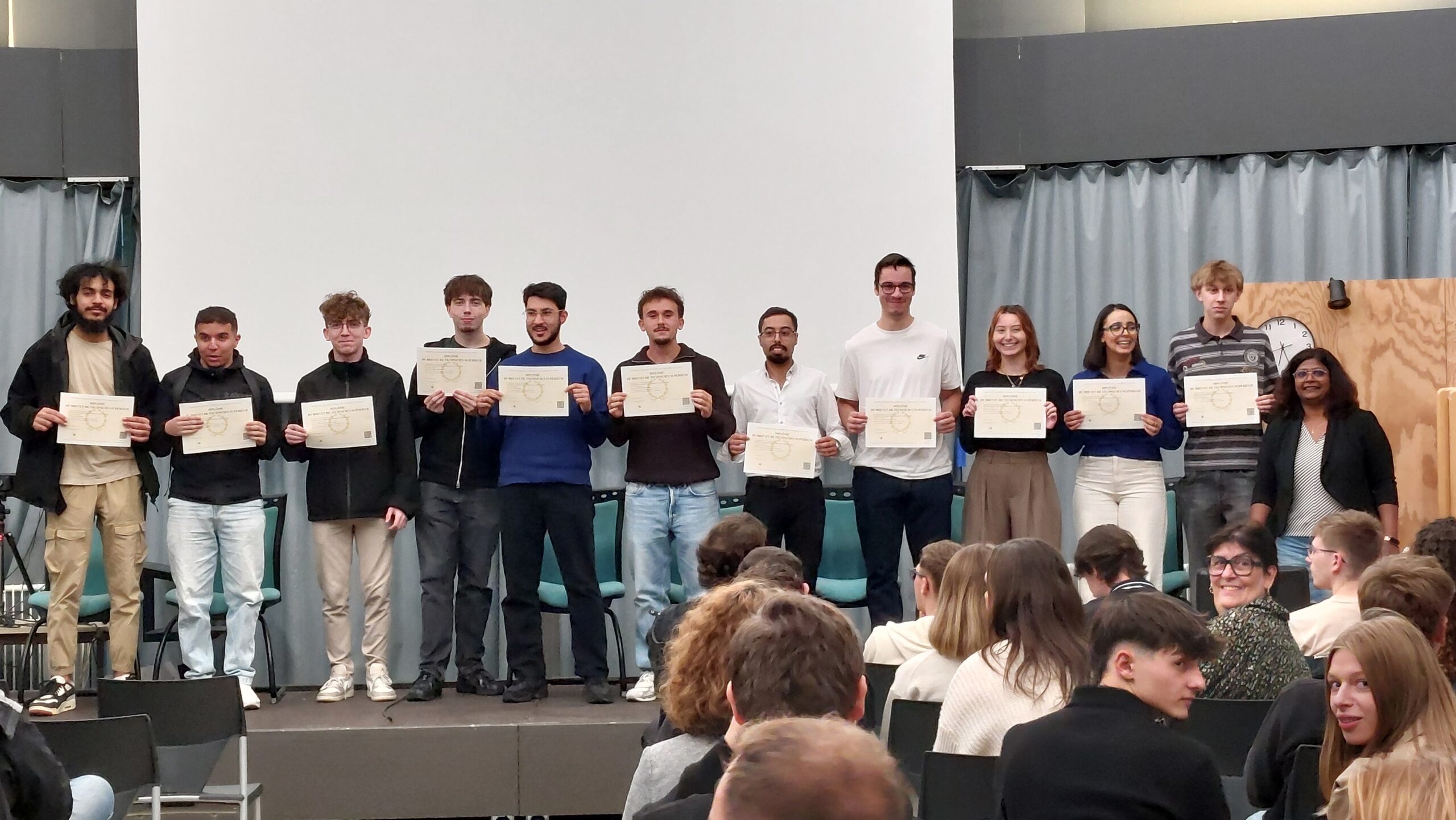 Diplômés BTS promotion 2026 au lycée Jean PROUVÉ