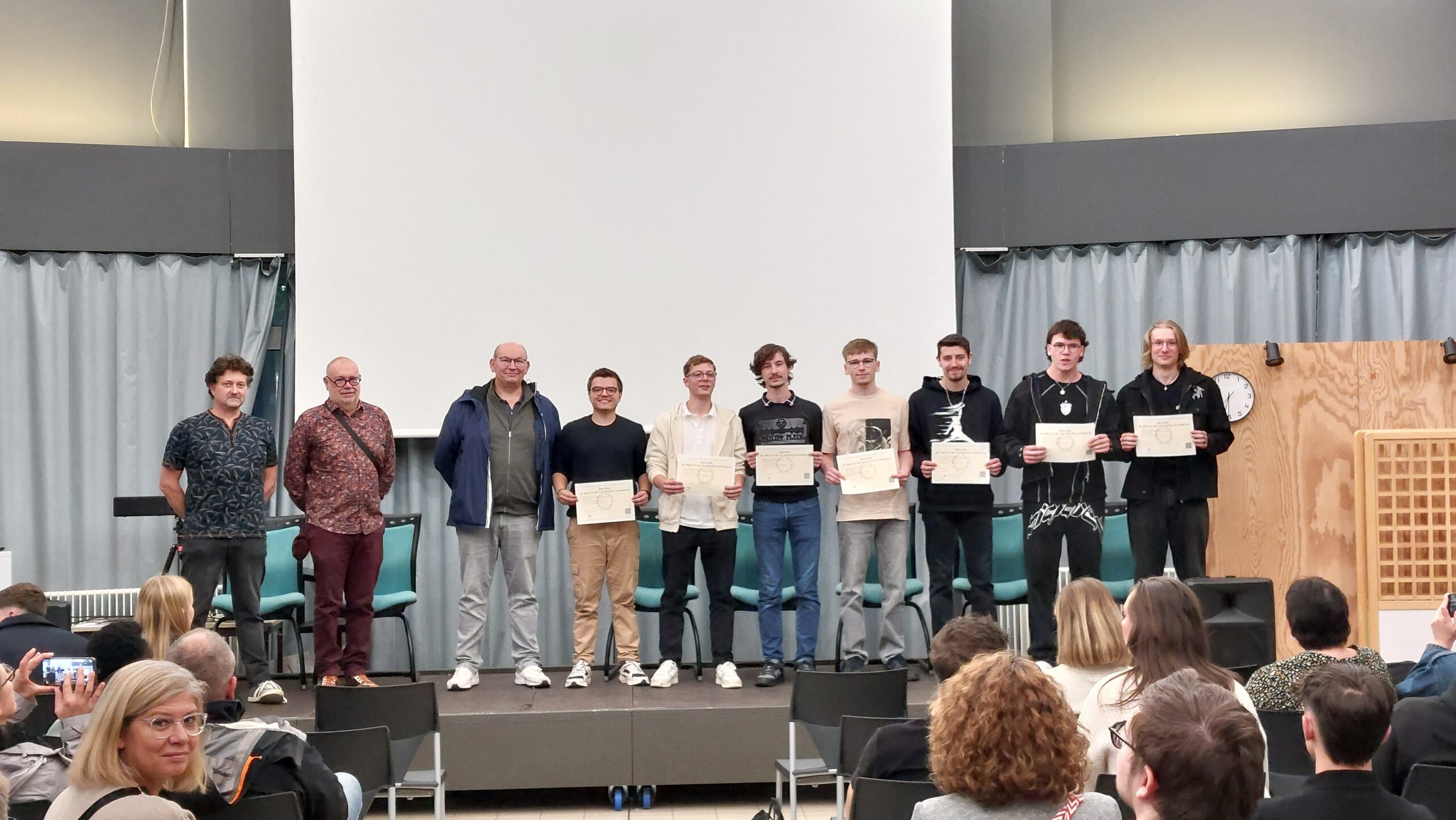 Diplômés BTS promotion 2026 au lycée Jean PROUVÉ