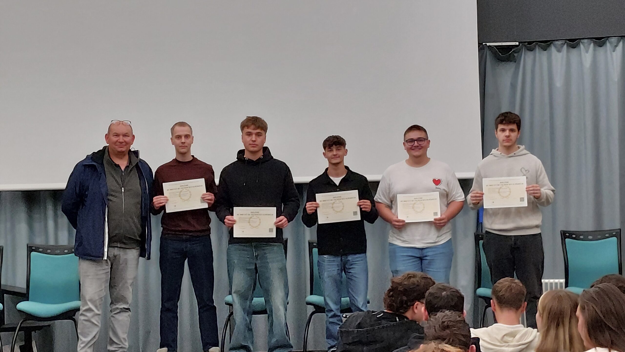 Diplômés BTS promotion 2026 au lycée Jean PROUVÉ