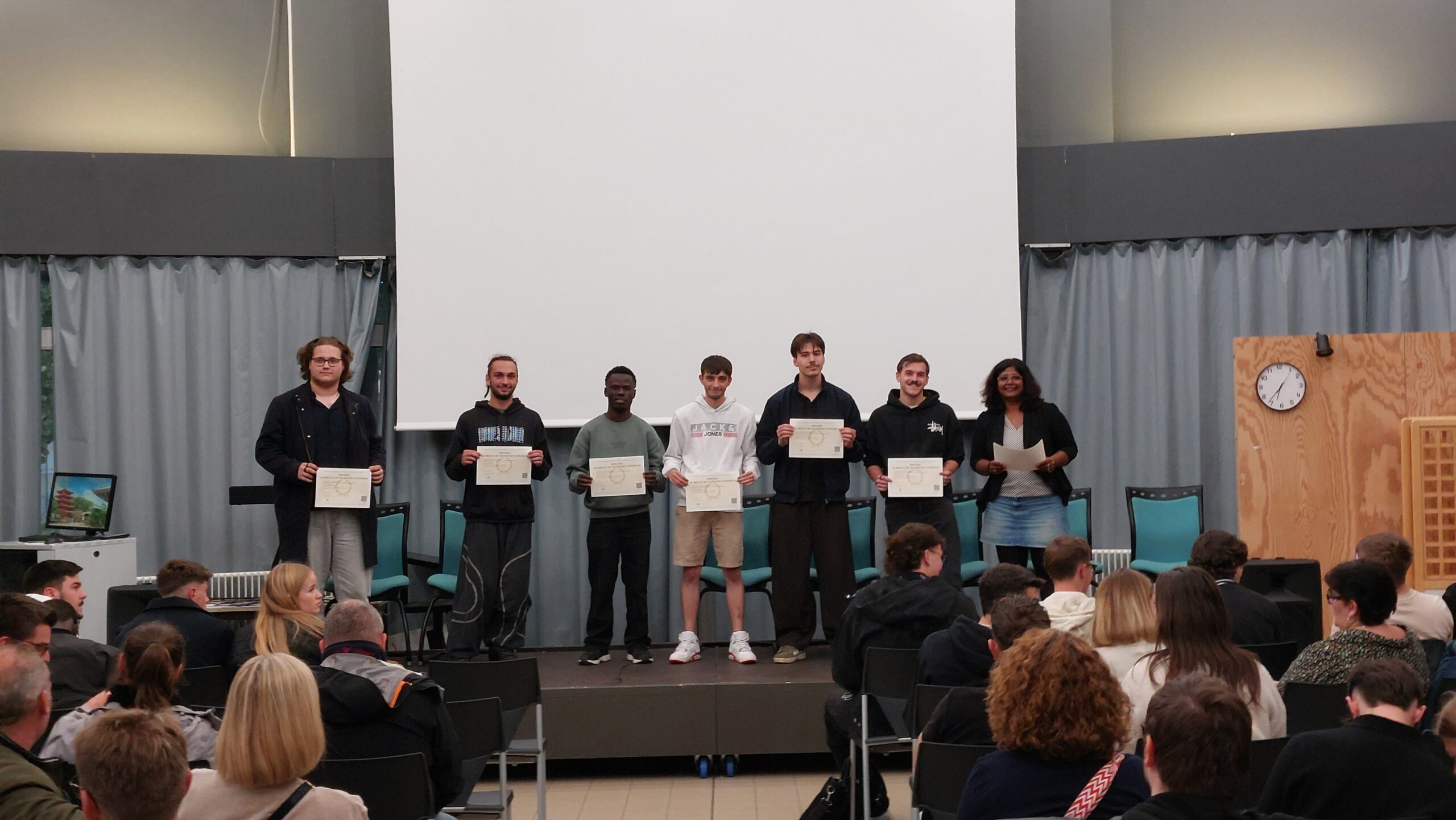 Diplômés BTS promotion 2026 au lycée Jean PROUVÉ