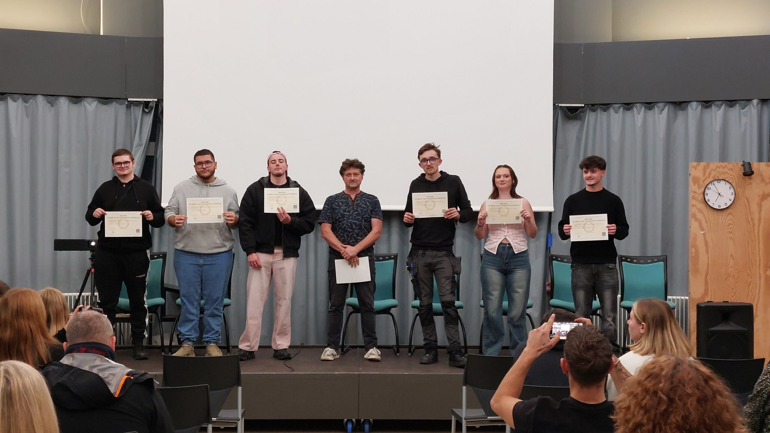 Diplômés BTS promotion 2026 au lycée Jean PROUVÉ