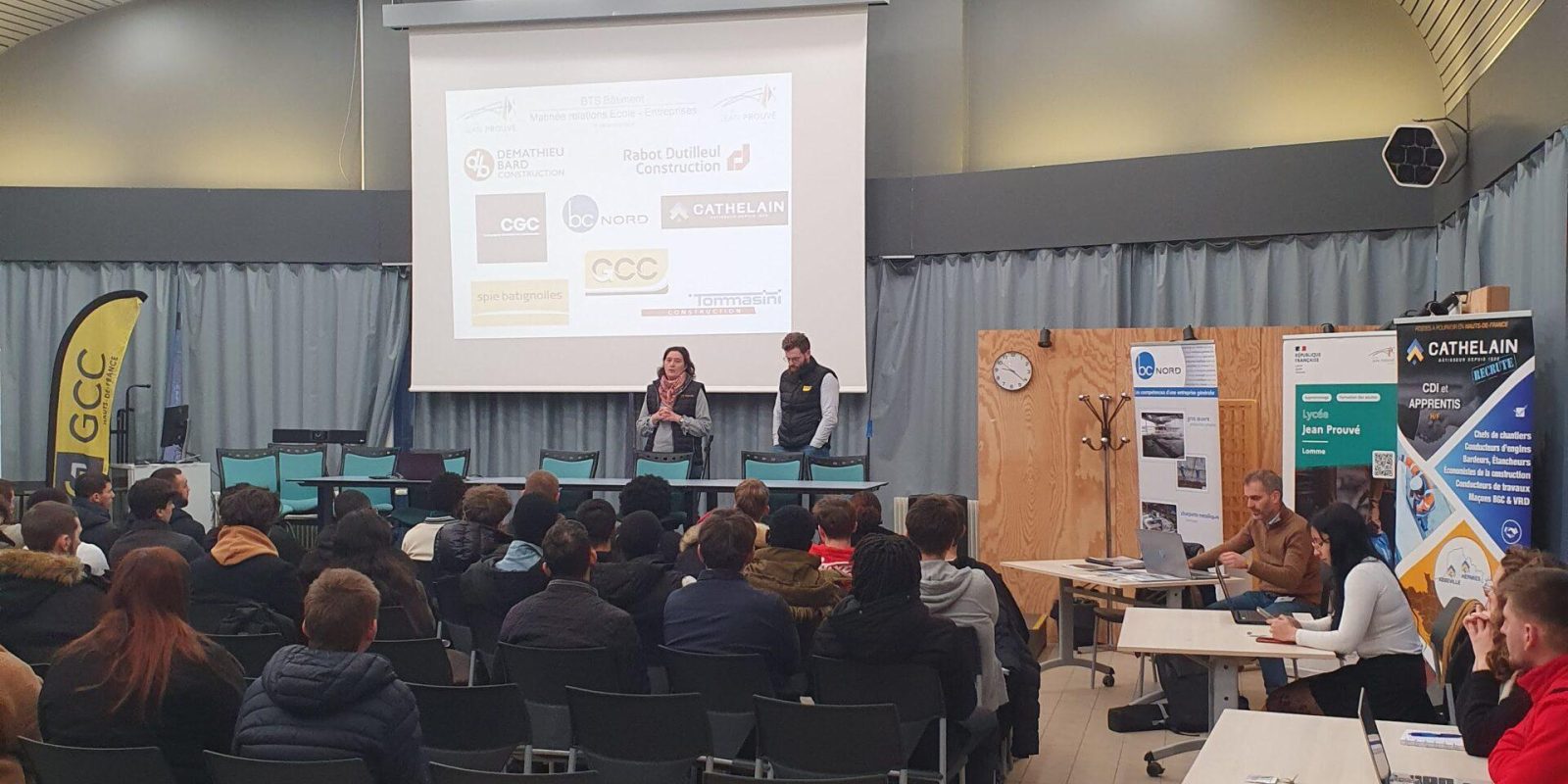 Forum école entreprises des BTS Bâtiment – Lycée Jean Prouvé de Lomme