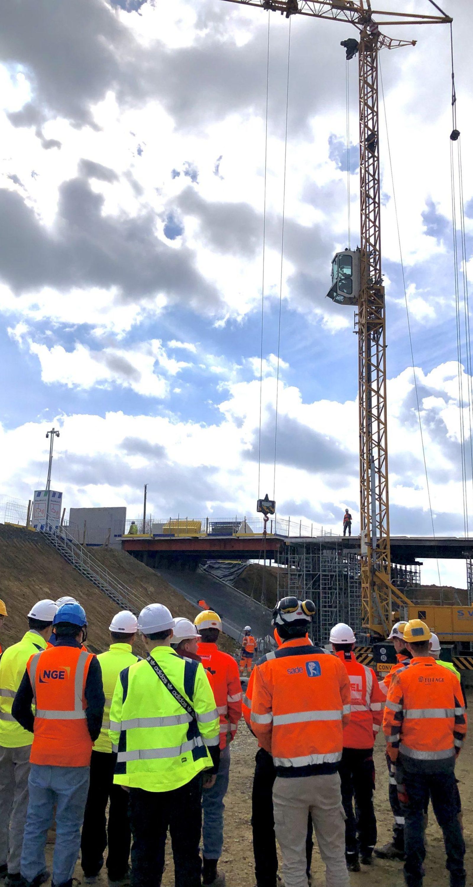 visite de chantier pour les apprentis BTS TP – Lycée Jean Prouvé de Lomme