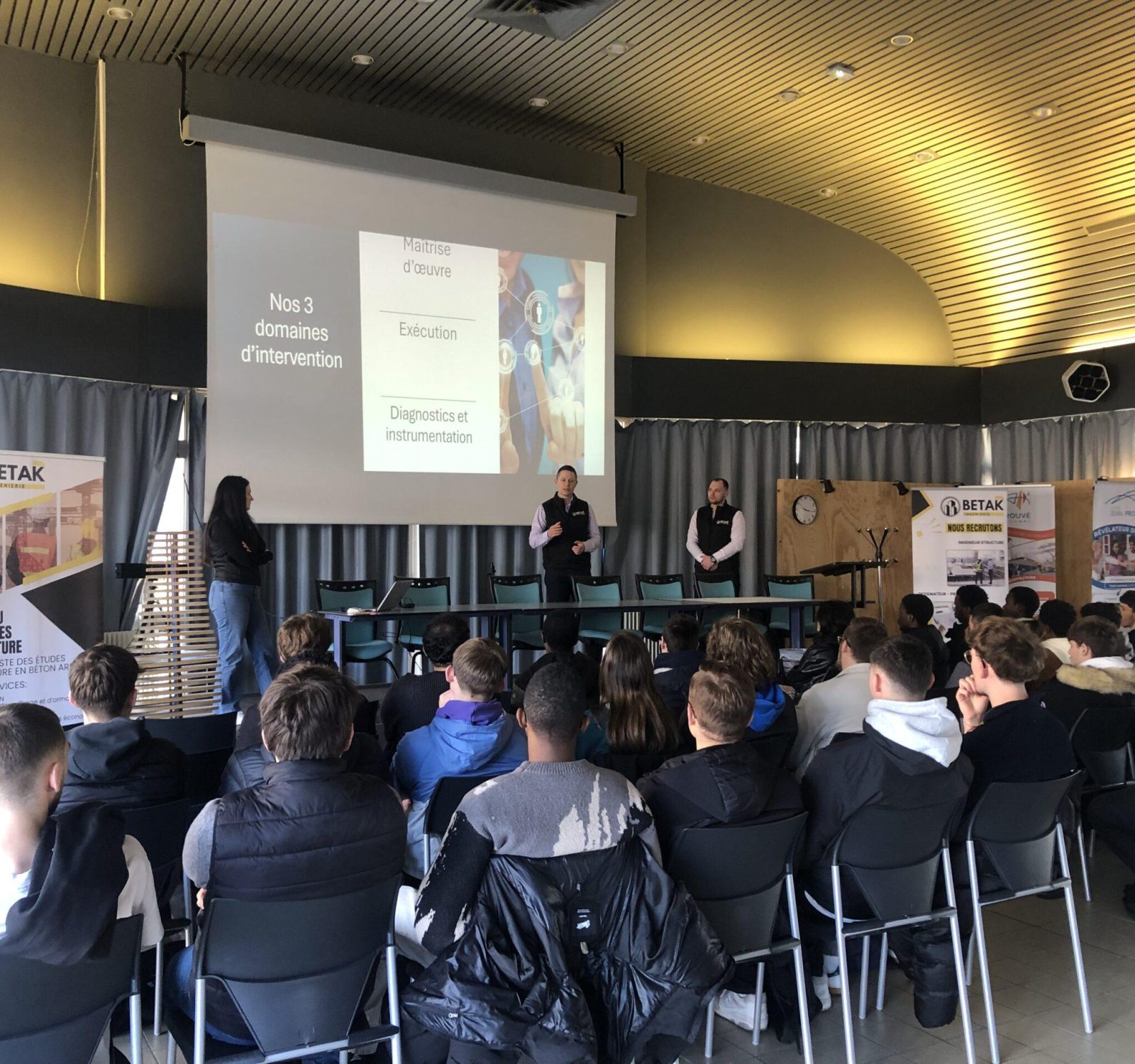 Intervention du bureau d’études structure BETAK INGENIERIE au Lycée Jean Prouvé – Lycée Jean Prouvé de Lomme